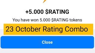 23 October Rating Daily Combo  Rating Daily Combo ratingcombo [upl. by Anelrihs]