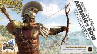 Assassins Creed Odyssey How to get the Artemiss Bow  Legendary Predator Shot Engraving [upl. by Ahsini]