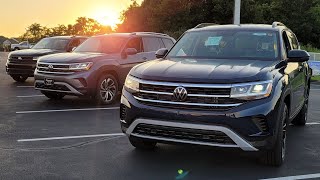 Comparison of 2023 VW Atlas SE wTechnology Atlas SEL and Atlas SEL RLine Black [upl. by Royden]