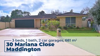 30 Mariana Close Maddington [upl. by Cornelius]