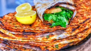 50 Lahmacunluk evde lahmacun içi tarifi daha lezzetlisini hiçbir yerde yemedim yemedin✅ [upl. by Aitra]