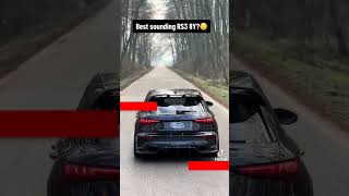 Audi rs3 sound tiktok viralvideo [upl. by Reemas994]