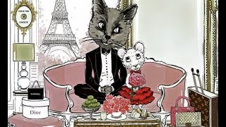 Clairs the chicest mouse in paris  Bedtime Story For Kids  Clam Reading [upl. by Nylekoorb]