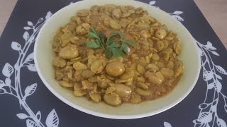 سلطة الفول المشرمل  Salade de fèves à la marocaine [upl. by Oivatco]