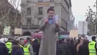 Demo in Stuttgart gegen den Bildungsplan am 01032014 [upl. by Aribold]