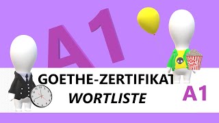 Goethe Zertifikat A1 Wortschatz Farben Jahreszeiten Monatsnamen Wochentage und Tageszeiten [upl. by Esina]