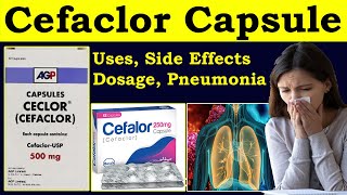 Cefaclor capsule 500 mg 250 mg  Cefaclor capsule ip 500 mg  uses side effects dose [upl. by Pippy]