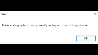 Fix SolidWorks Error The Operating System Is Not Presently Configured To Run This Application [upl. by Sterne]