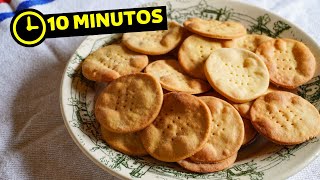 🔰 GALLETAS SALADAS sin gluten 【5 ingredientes】 [upl. by Pedroza]