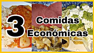 Menú Semanal Económico 40  Comidas Económicas recetasfaciles menu recetas [upl. by Oleic]