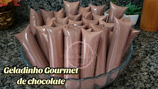 4 LITROS DE GELADINHO GOURMET DE CHOCOLATE SUPER CREMOSO [upl. by Rannug]