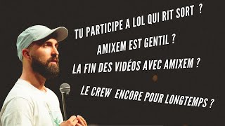 THOMAS DESEUR répond aux QUESTIONS de ses FANS en EXCLU après son spectacle  amixem exclusive [upl. by Chev]