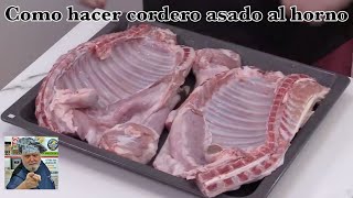 Como hacer cordero asado a baja temperatura  RECETAS NAVIDEÑAS  cordero de leche al horno [upl. by Tina]