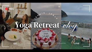 YOGA RETREAT VLOG  ISCHIA ITALY [upl. by Behah]