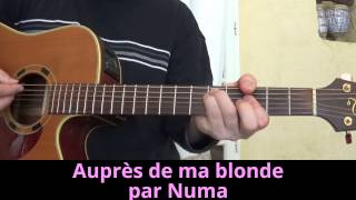 Auprès de ma blonde Chanson enfantine [upl. by Hsoj]