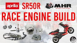 Unlock The RACING Power of Your Aprilia SR50R InDepth MHR Team Engine Build [upl. by Gianni]