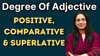 Degree Of Adjective  Basic English Grammar  English With Rani Maam [upl. by Flessel]