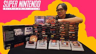 My complete CIB SNES Super Nintendo Collection [upl. by Jephum940]