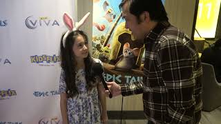 Gianna Bilby Carpet Interview at Epic Tails Premiere [upl. by Massey]