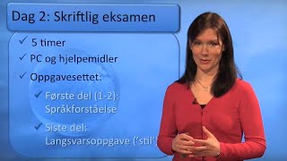 Skriftlig eksamen i Engelsk vg1 [upl. by Elleniad]