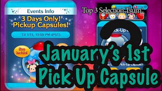 Disney Tsum Tsum  January 1st Pick Up Capsule [upl. by Perkins367]