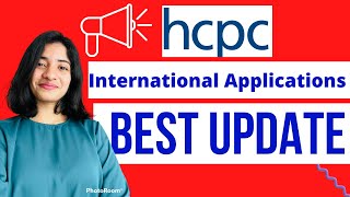 HCPC Registration UPDATE  ONLINE APPLICATION FORMS  International Applicants HCPC Registration [upl. by Assilem]