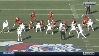 Fresno State Offensive Line Vs Boise State 2017 Game 1 [upl. by Egres]