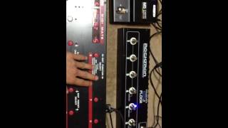 Rocktron Patchmate Midimate Line6 m5 MIDI Ctrl Demo [upl. by Forcier]