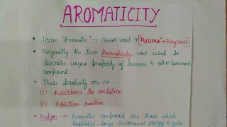 AROMATICITY PART I aromatic  anti aromatic and non aromaticity for gate csir netuset Neet exam [upl. by Sibbie493]