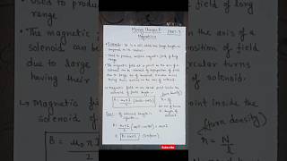 Solenoid amp Toroid Part3  Moving Charges amp Magnetism class 12th  shorts [upl. by Auqenes639]