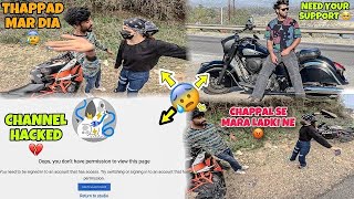 My SECOND Vlog🥺CHANNEL Hacked Update💔Angri GIRL Ne CHAPAL Se Mara🥵NEED YOUR SUPORT🥺Kawa h2r [upl. by Ahsekan583]