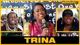 Trina Talks First Meeting Lil Wayne amp Explains Missy Elliot Studio Brilliance [upl. by Gamal]