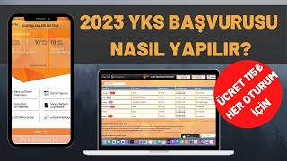 2023 YKS BAŞVURUSU NASIL YAPILIR [upl. by Rycca]