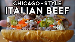 ChicagoStyle Italian Beef from The Bear  Binging with Babish [upl. by Ezana]