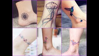 50 Lovely Ankle Tattoo Design Ideas for Womens [upl. by Saree943]