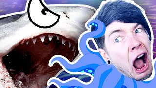 I GOT EATEN BY A SHARK  Octodad 4 FINALE [upl. by Eilrahs848]