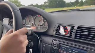 E46 328 Supercharged 8HP45 Pull Low Boost [upl. by Oiralih]