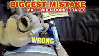 Dont make this mistake when you grease you caliper sliding pins  typical mechanic TIP [upl. by Alleynad]