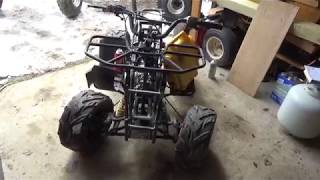 Mystery of No Start Sunl 110cc ATV solved simple fix [upl. by Ativet]