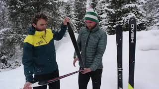 How To Fold Climbing Skins In High Winds [upl. by Fons]