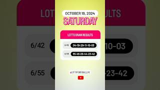 642 655 Live Draw Lotto Result  October 19 2024 Saturday 9 PM lottoresulttoday [upl. by Aissert]