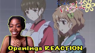 Hana Saku Iroha Openings 12 BLIND REACTION [upl. by Fischer]