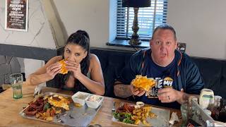 Epic PARMO PLATTER Challenge with Leah Shutkever [upl. by Vyner]