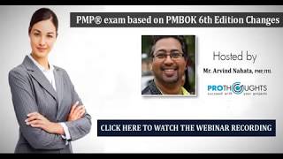 PMP® exam based on PMBOK 6th Edition Changes  Webinar [upl. by Ardnuahs]