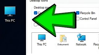 🔧 How to add This PC My Computer icon to desktop on Windows 1011 [upl. by Anavahs]