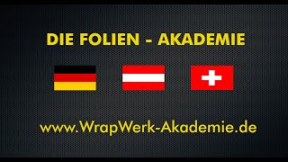 WrapWerkAkademiede  Car Wrapping Schulung Auto folieren lernen Scheibentönung Kurs [upl. by Hickie]