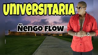 Ñengo Flow  Universitaria Letra 😎 [upl. by Henson270]