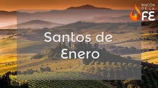 Santoral de Enero – Calendario santoral católico [upl. by Cordey]