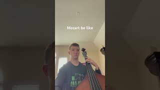 Mozart 35 4th movt bass excerpt [upl. by Therron779]