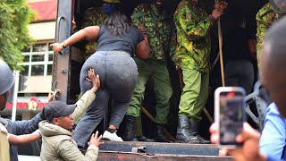 Heavy securty deployed in NairobiKenya 🇰🇪 due to protestGen z Millenial vs Police [upl. by Atyekram]